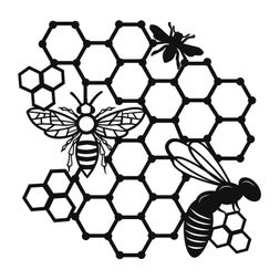 Šablona Cadence, stínová - Včely
