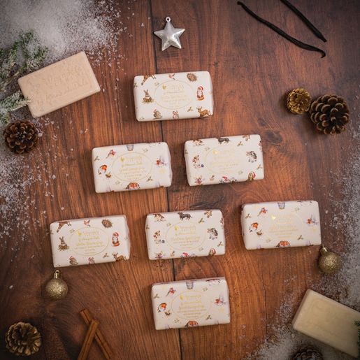 Vánoční mýdlo Wrendale Designs "Christmas Spirit" - Vanilka, pomeranč, pelargónie