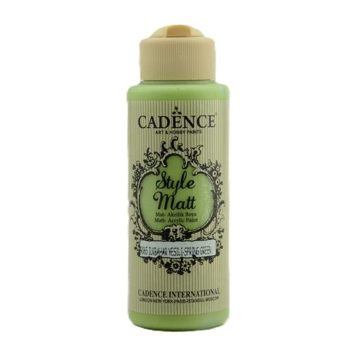 Matná akrylová barva Cadence Style Matt, 120 ml - VYBERTE ODSTÍN