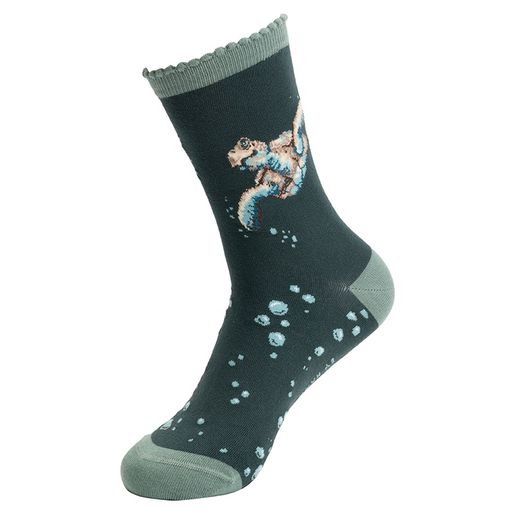 Dámské ponožky Wrendale Designs "Swimming School" - Želva