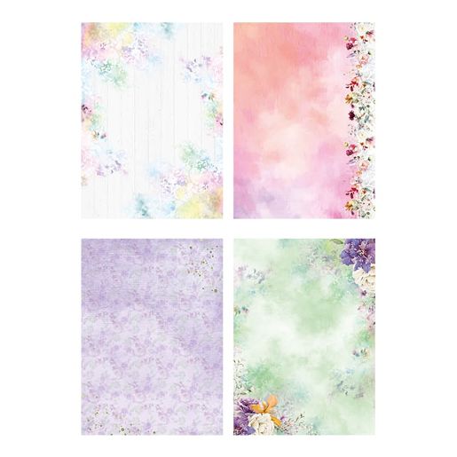 Kreativní blok s výseky Studio Light "Blooming Flowers", A4, 28 l. - Jarní květy