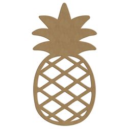 Dřevěný výřez k dekoraci Gomille, 25,7x22 cm - Ananas, obrys