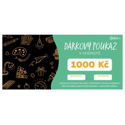 Dárkový poukaz v hodnotě 1000 Kč