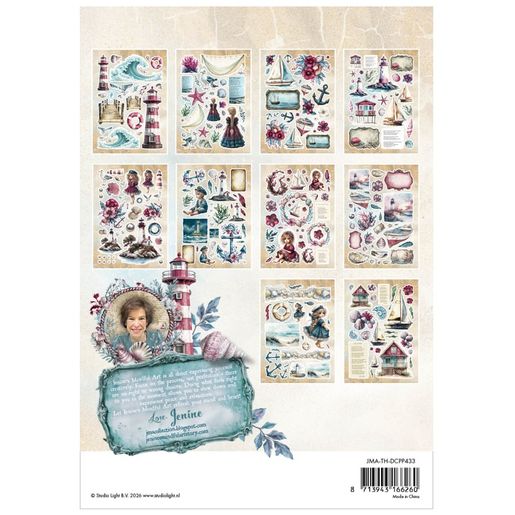 Blok s papírovými výseky Studio Light "Tide of Hope", A5, 20 l.