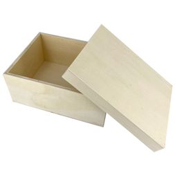 Dřevěná krabička k dozdobení - 18x14x7,5 cm