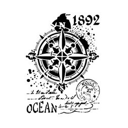 Šablona Cadence, 21x30 cm - Kompas