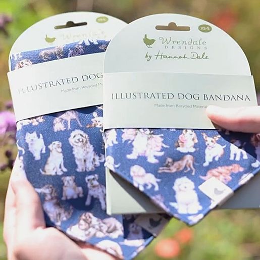 Šátek pro psy Wrendale Designs, vel. XS/S - Pejsci