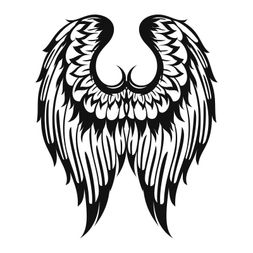 Šablona Cadence, stínová - Andělská křídla