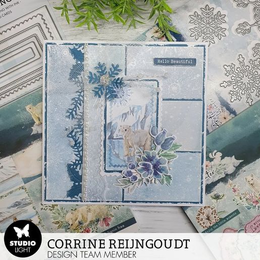 Scrapbookový blok Studio Light "Arctic Winter", 30,5x30,5 cm, 24 l. - Polární zima