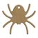 Dřevěný výřez k dekoraci Gomille, závěsný, 7x6 cm - Pavouk, malý