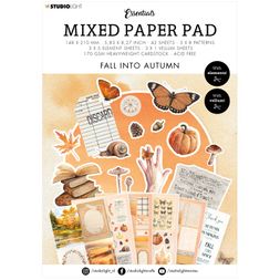 Kreativní blok Studio Light Mixed Paper Pad, A5, 42 l. - Podzimní pohoda