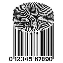 Šablona Cadence, 21x30 cm - Čárový kód