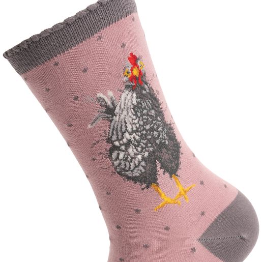 Dámské ponožky Wrendale Designs "Curious Hen" - Slepice
