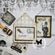 Gelová razítka Studio Light "Vintage Treasures", 24 ks - Nápisy