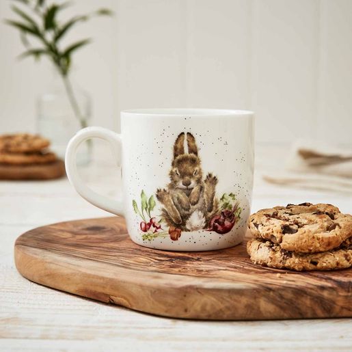 Porcelánový hrnek Wrendale Designs "Grow Your Own", 0,31 l - Králík