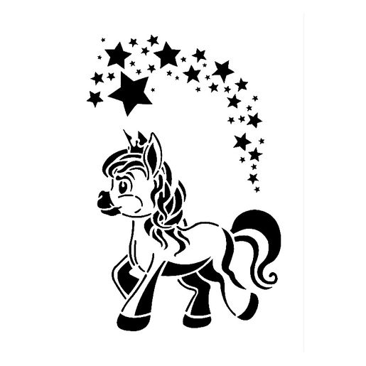 Šablona Cadence, 21x30 cm - Pony