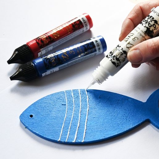 Metalická kontura Cadence Dora 3D, 25 ml - VYBERTE ODSTÍN