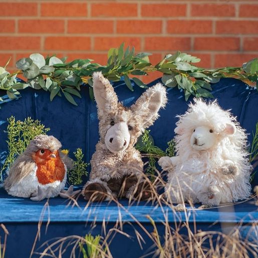 Plyšová hračka Wrendale Designs "Robin Adele" - Červenka, mládě