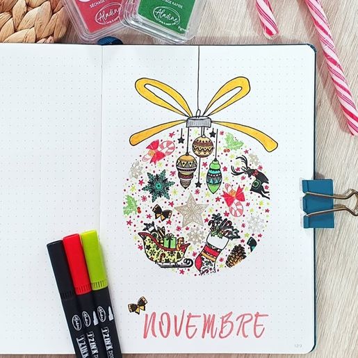 Vánoční razítka Aladine Stampo Noël, 12 ks - Krásné Vánoce