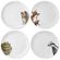 Jídelní porcelánové talíře Wrendale Designs, 4 ks - Lesní zvířata