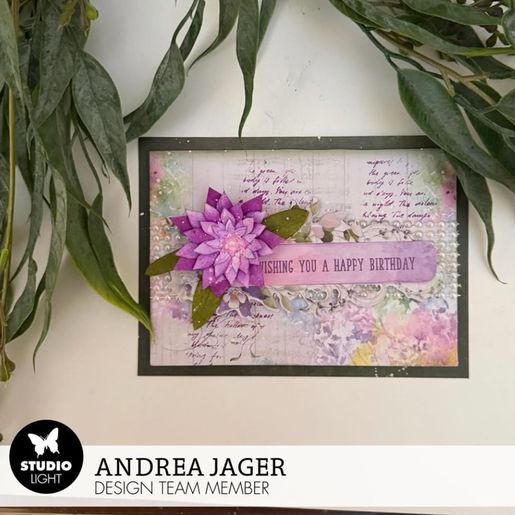 Blok s papírovými výseky Studio Light, A5, 20 l. - Bílí motýli