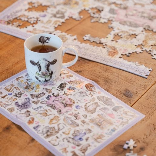 Puzzle Wrendale Designs "Feline Friends", 1000 dílků - Kočky