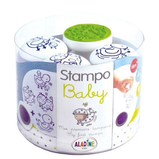 Razítka Aladine Stampo Baby, 4 ks - Domácí zvířátka