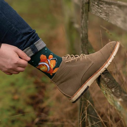 Pánské ponožky Wrendale Designs "Clowning Around" - Rybička