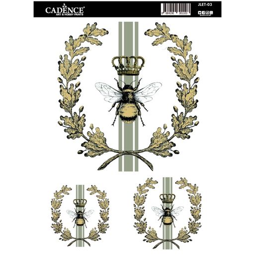 Transferový obrázek Cadence Easy Transfer, 25x35 cm - Čmeláčí královna