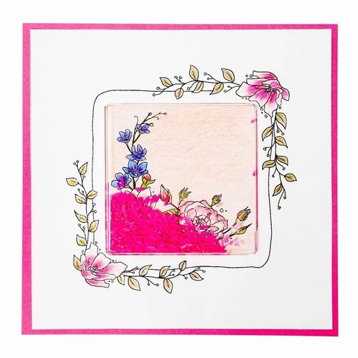 Plastová krytka na výrobu chrastidla Studio Light, 6,5x6,5 cm, 10 ks - Čtverec