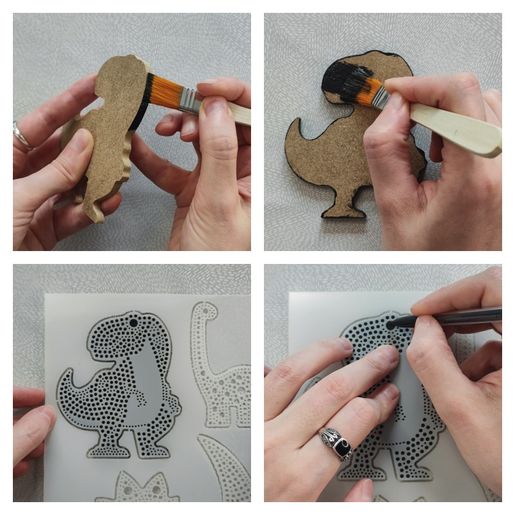 Sada na tečkování pro děti Aladine - Dinosauři