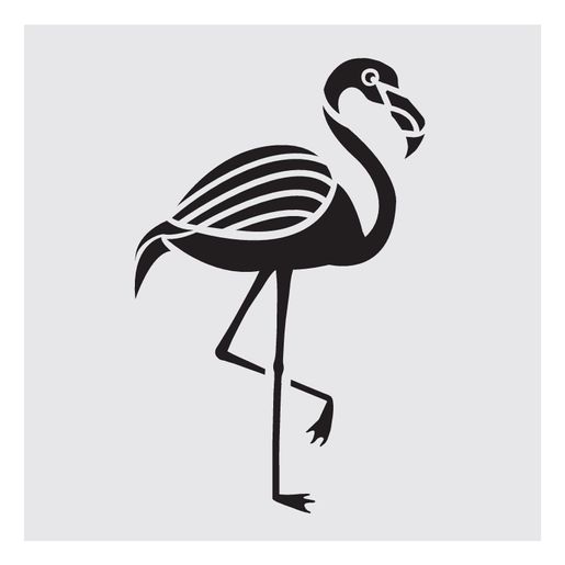 Šablona Aladine, 28x28 cm - Plameňák