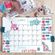 Diářová razítka Aladine Stampo Bullet Journal, 62 ks - Abeceda kurzíva