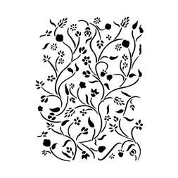 Šablona Cadence, 21x30 cm - Chmel