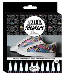Fixy na tenisky Aladine Izink Sneakers, metalické - 10 barev
