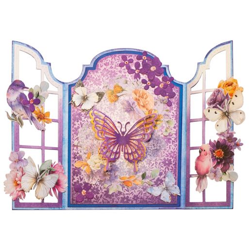 Kreativní blok s výseky Studio Light "Blooming Flowers", A4, 28 l. - Jarní květy