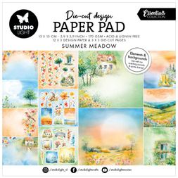 Kreativní blok Studio Light "Summer Meadow", 15x15 cm, 36 l. - Letní louka