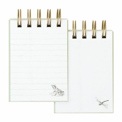 Kroužkový blok Wrendale Designs "Riverbank", B7, 50 l., čistý a linkovaný - U řeky