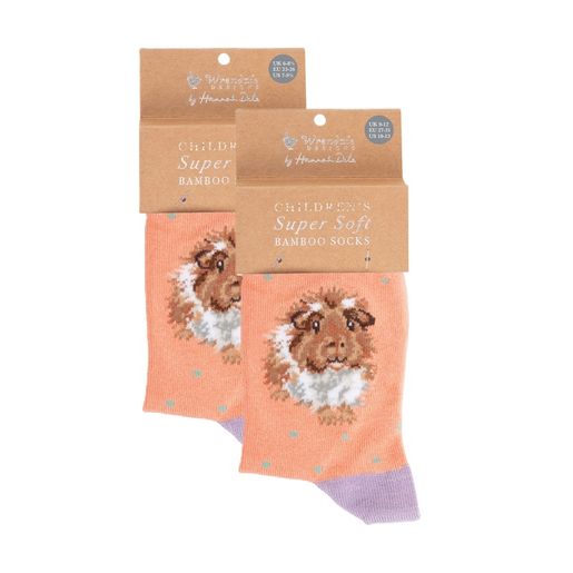 Dětské ponožky Wrendale Designs "Grinny Pig" - Morče - VYBERTE VELIKOST