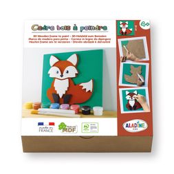 Dřevěný obrázek k dotvoření Aladine - Liška