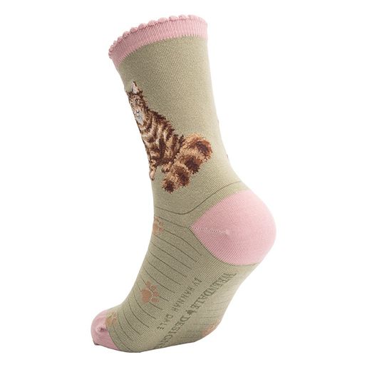 Dámské ponožky Wrendale Designs "Feline Fabulous" - Kočka