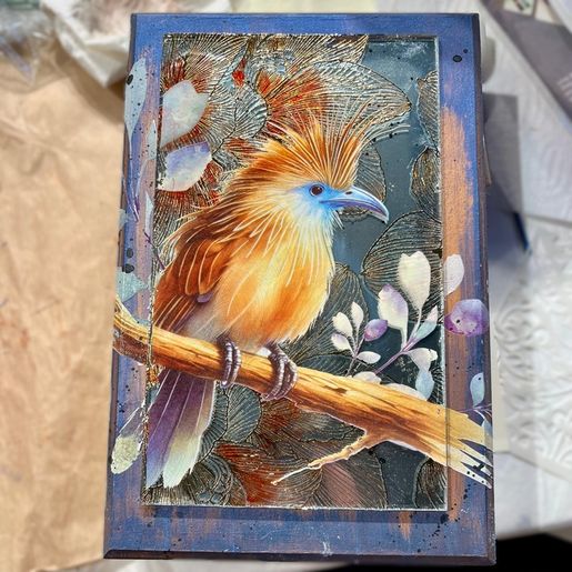 Transferová fólie Cadence, A3 - Květiny, zlaté