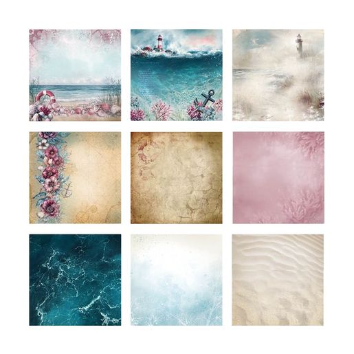 Blok podkladových papírů Studio Light "Tide of Hope", 20,3x20,3 cm, 36 l.