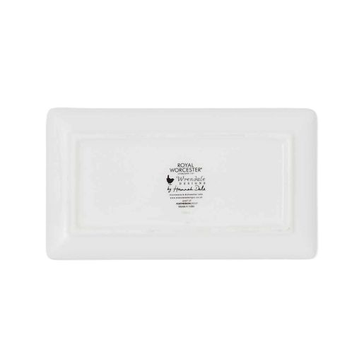 Porcelánový podnos Wrendale Designs "Daisy Chain", 20x11,5 cm - Králíci