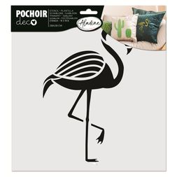 Šablona Aladine, 28x28 cm - Plameňák