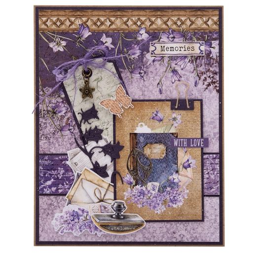Vyřezávací šablony Studio Light "Diary of Dreams", 17 ks - Visačka, deník a štítek