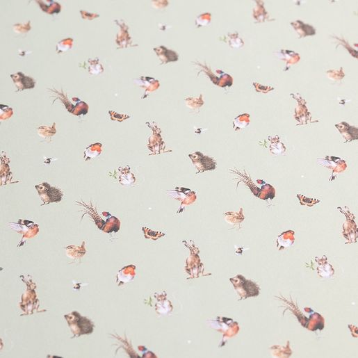 Kroužkový skicák Wrendale Designs "Hedgerow", A4, 24 l. - Polní zvířata