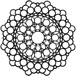 Šablona TCW - Orb Mandala - VYBERTE VELIKOST