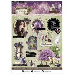 Blok s papírovými výseky Studio Light "Enchanted Fairytale", A5, 20 l.