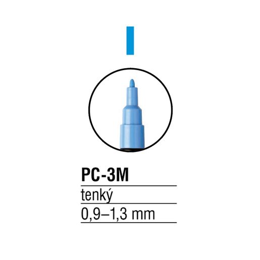 Akrylový popisovač Posca PC-3M - žlutý